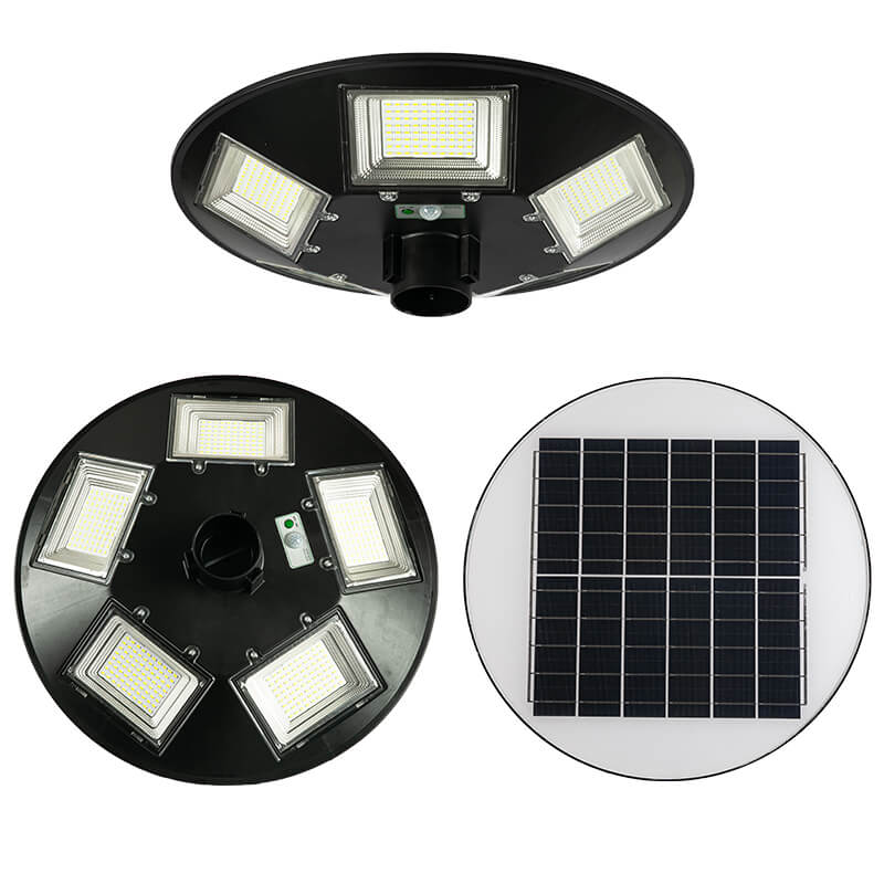 UFO Solar Garden Light ပြင်ပ LED ဆိုလာလမ်းမီး