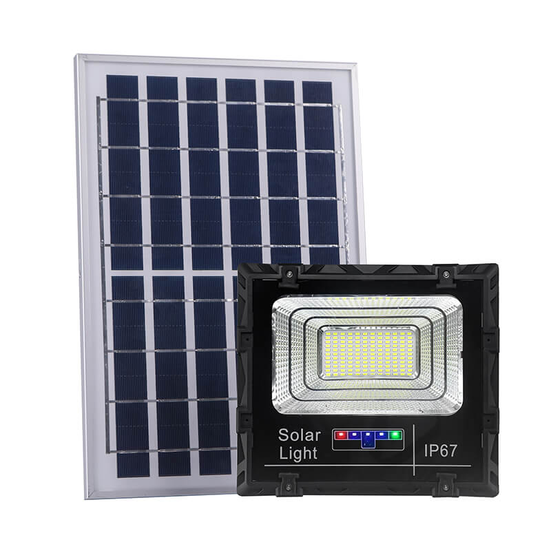 ပြင်ပရေစိုခံ LED Solar Flood Light 