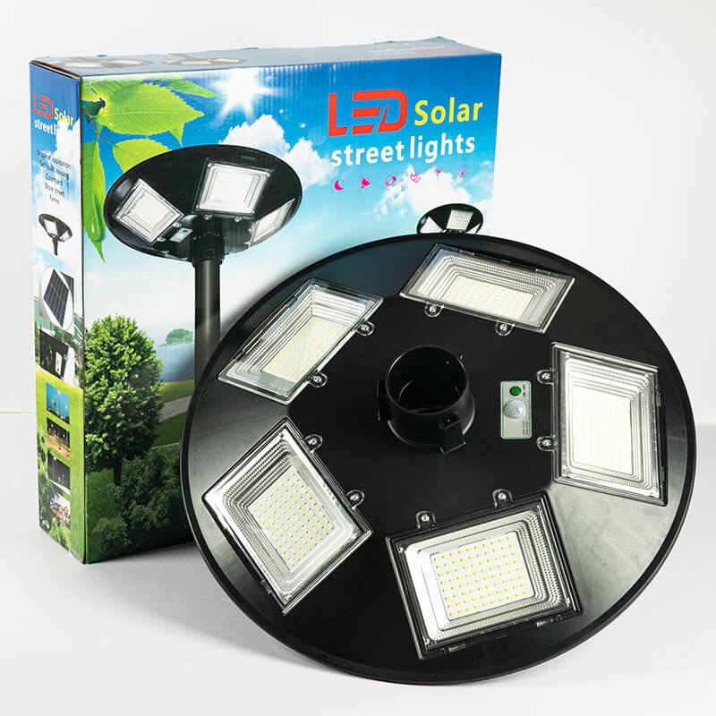 UFO Solar Garden Light ပြင်ပ LED ဆိုလာလမ်းမီး