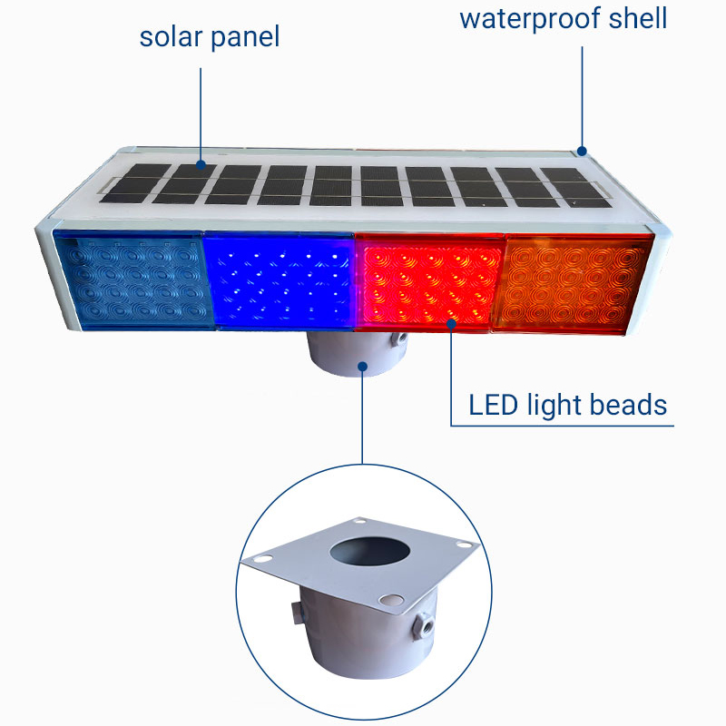 သတိပေးချက် Strobe Light ဆိုလာမီးပွိုင့်