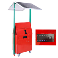 Portable Solar Charging Kiosk Power Bank ဆိုလာဆဲလ်ဖုန်း အားသွင်းစခန်း