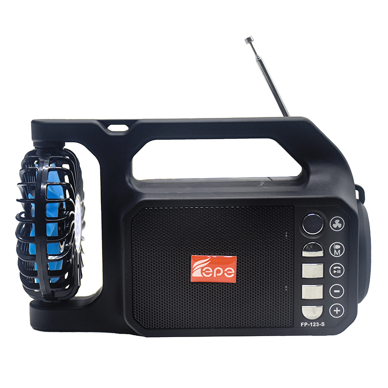 Fm ရေဒီယို Bluetooth Portable Solar Powered Speaker